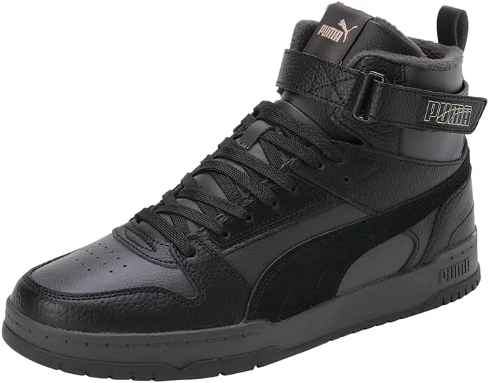 Кроссовки Puma Unisex Rbd Game WtrSneaker, черный/темно-серый/золотой