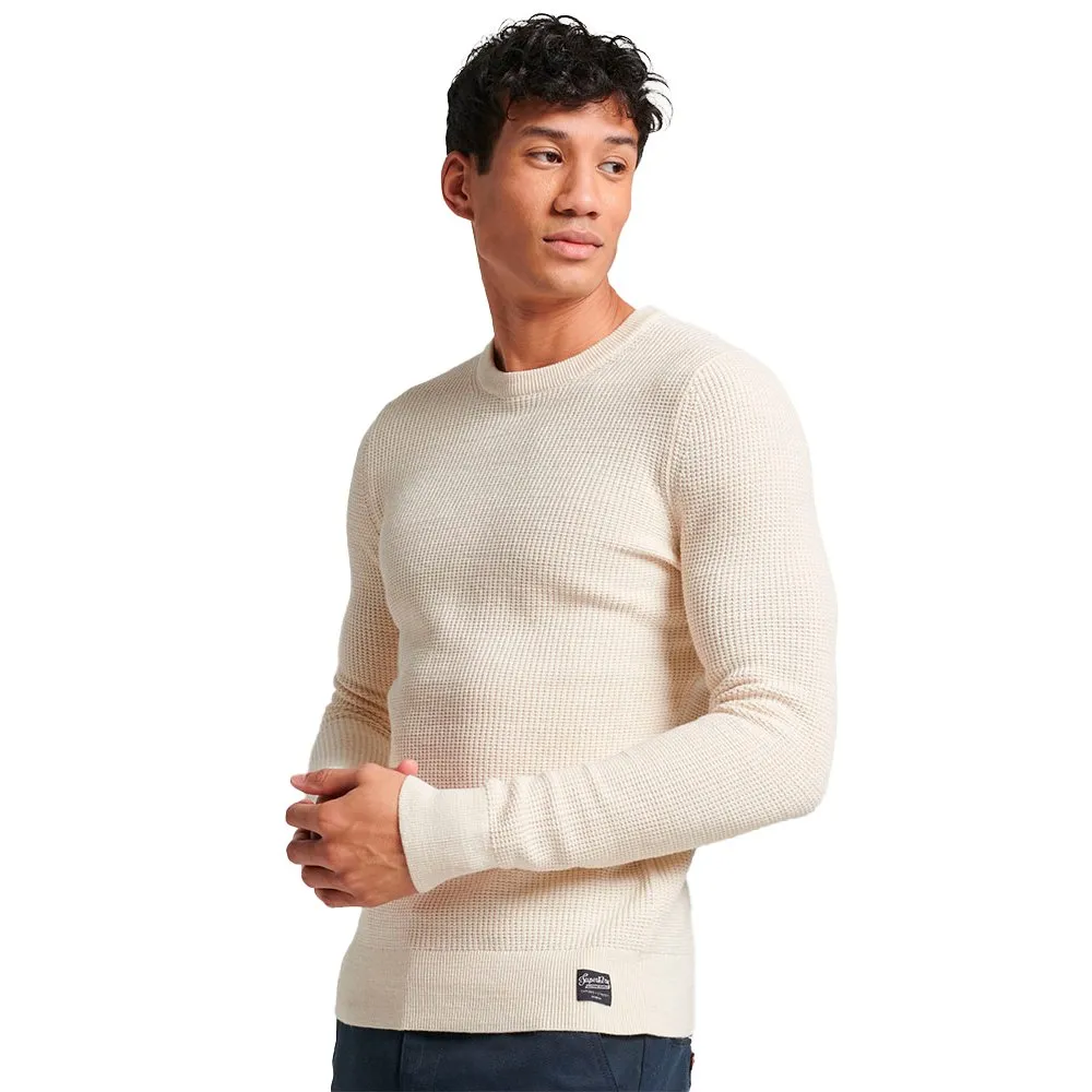 

Свитер Superdry Textured, бежевый