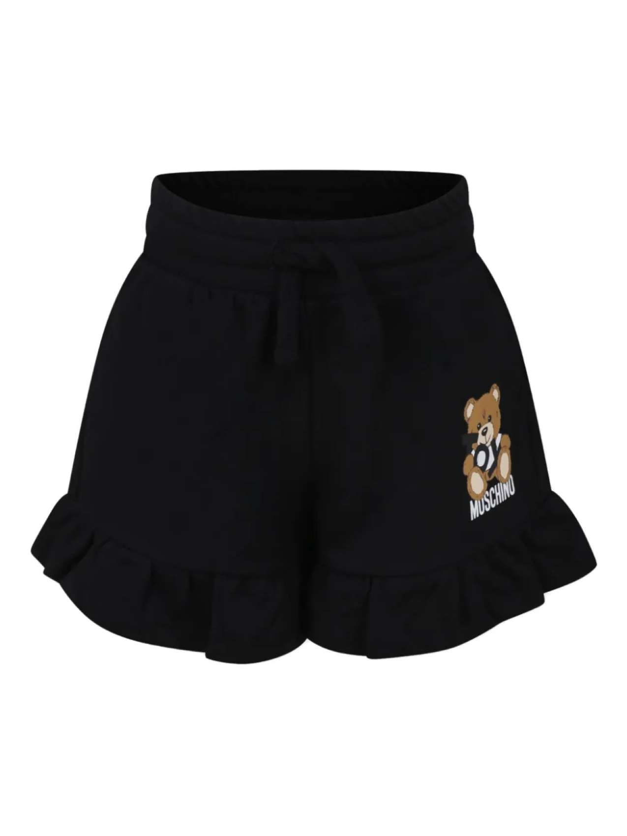 

Moschino Kids шорты Teddy Bear, черный