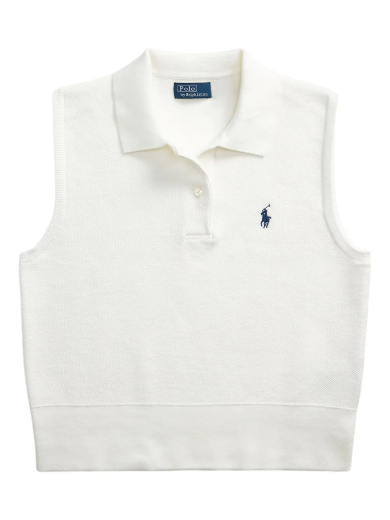 

Polo Ralph Lauren рубашка поло без рукавов, белый