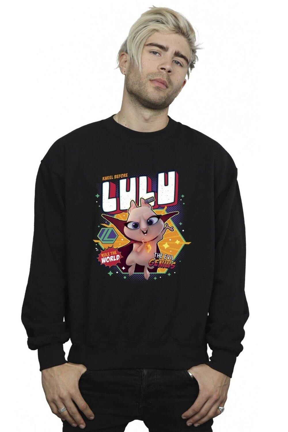 

Толстовка DC League Of Super-Pets Lulu Evil Genius DC Comics, черный