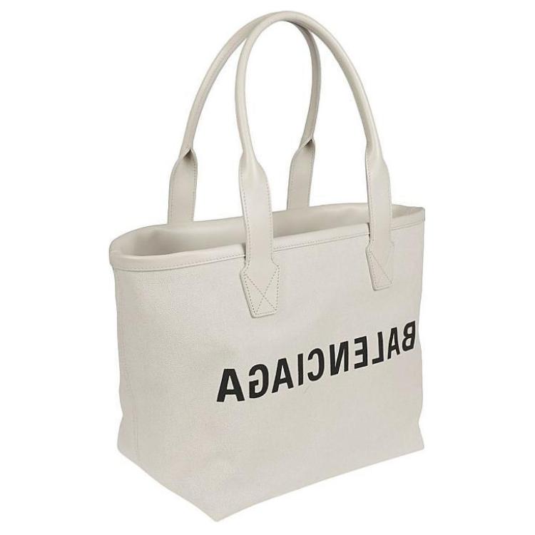 Сумка-шоппер Balenciaga из телячьей кожи светло-умбра женская — фото 2