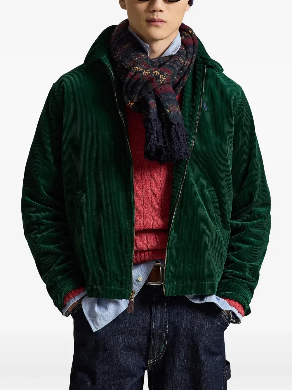 Вельветовая куртка Уинтон Polo Ralph Lauren, зеленый — фото 3