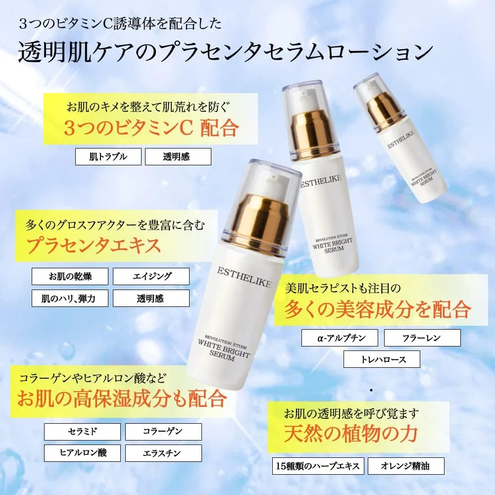 Набор для лица Placenta Serum Lotion и Seaweed Moisturizing Gel, ESTHELIKE, 30 мл + 50 г Esterike — фото 3