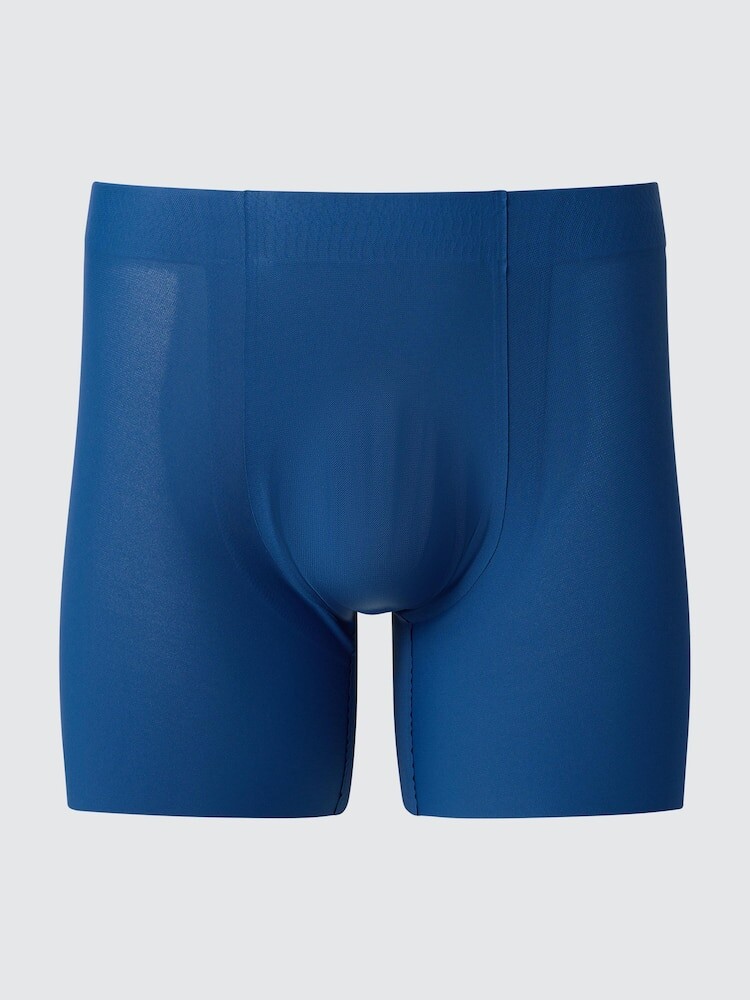

Бесшовные боксеры из сетки airism Uniqlo, синий