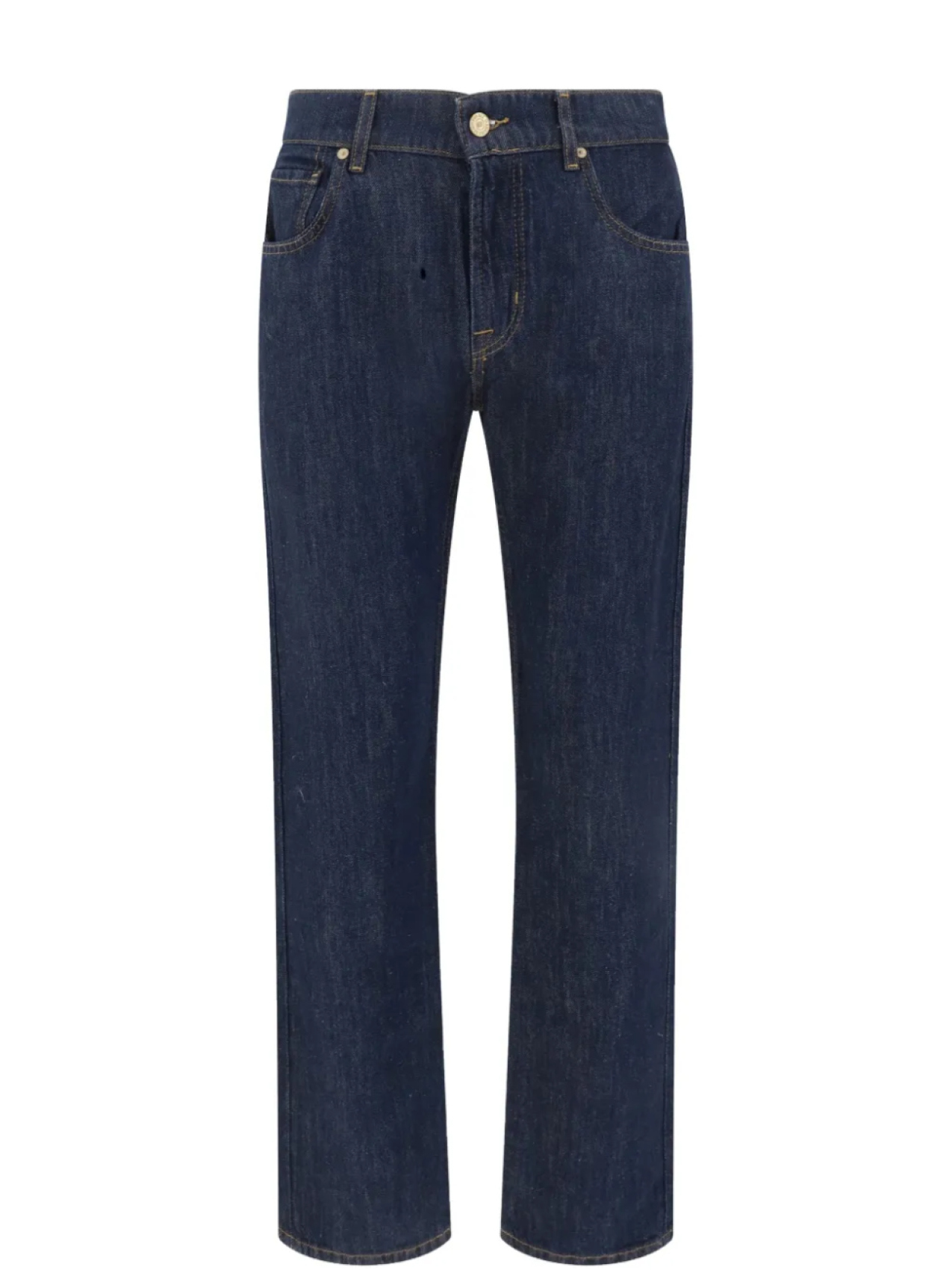 

Джинсы из хлопка 7 For All Mankind, синий