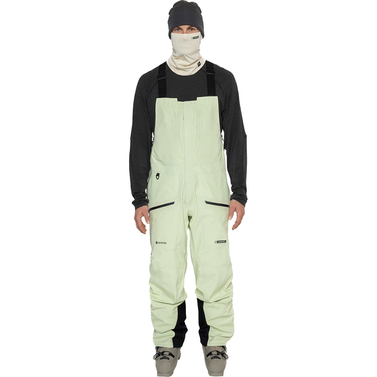 

Желанные брюки с нагрудником из ткани Gore-Tex 3L Armada, цвет lume