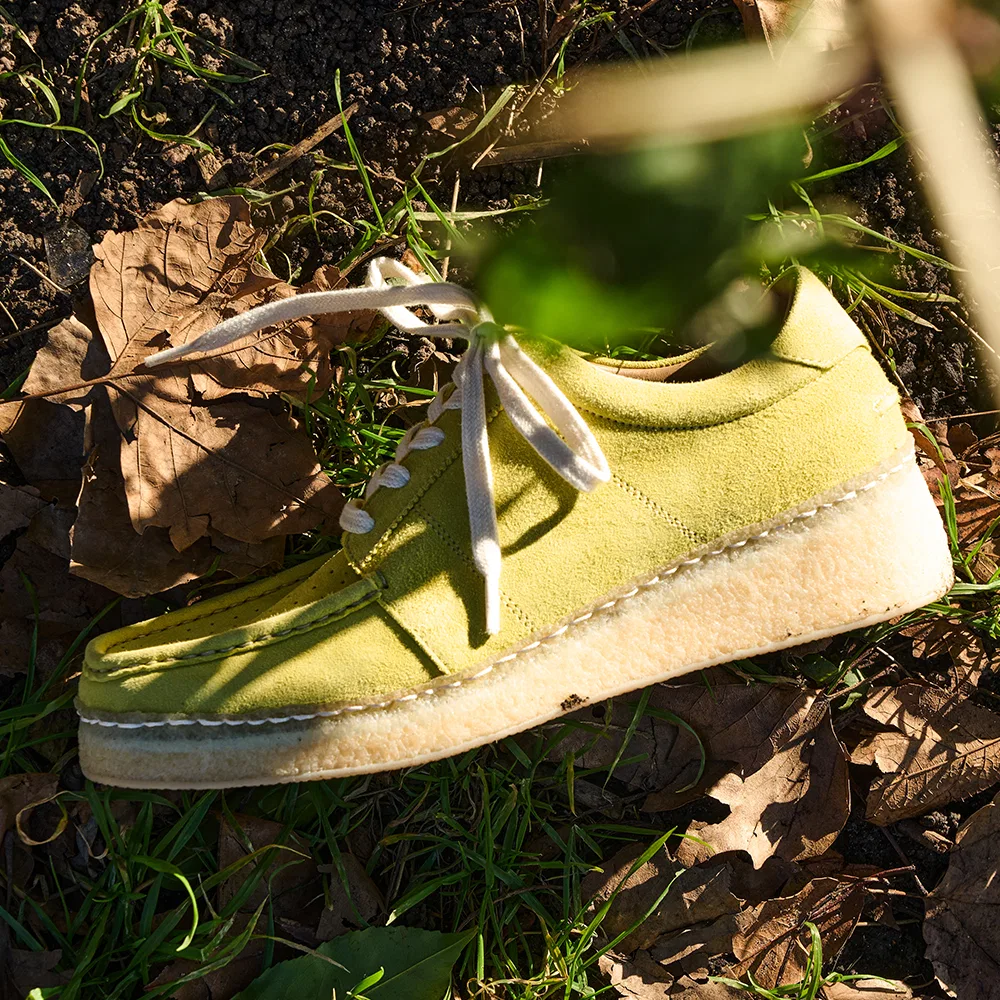 Мужские ботинки Duck Boat Shoes цвета лимон-лайм от Negativethree