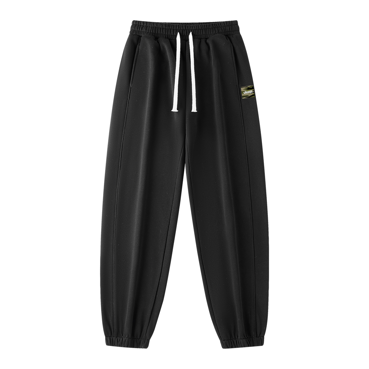 

Повседневные брюки Unisex Moderate Straight Fit Jeep, черный