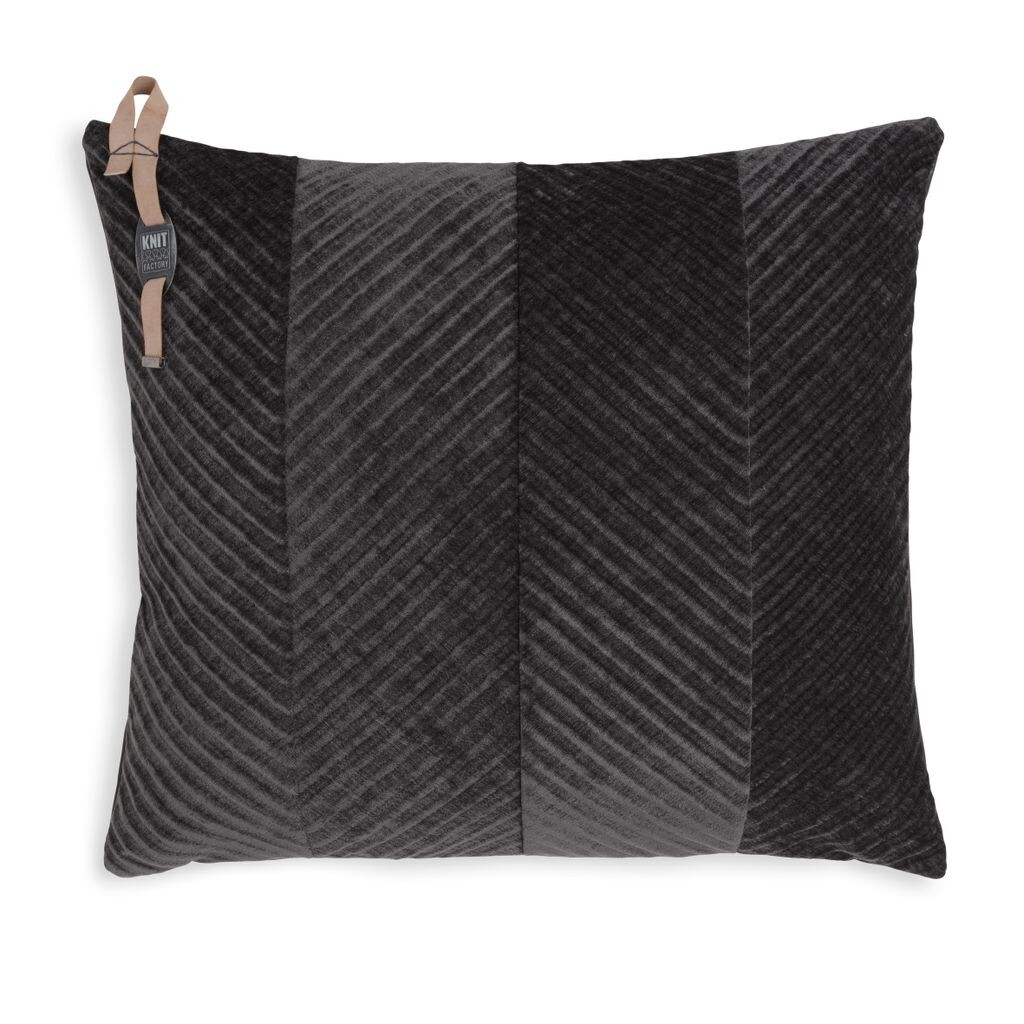 

Подушка Knit Factory Beau - Антрацит - 50x50 см