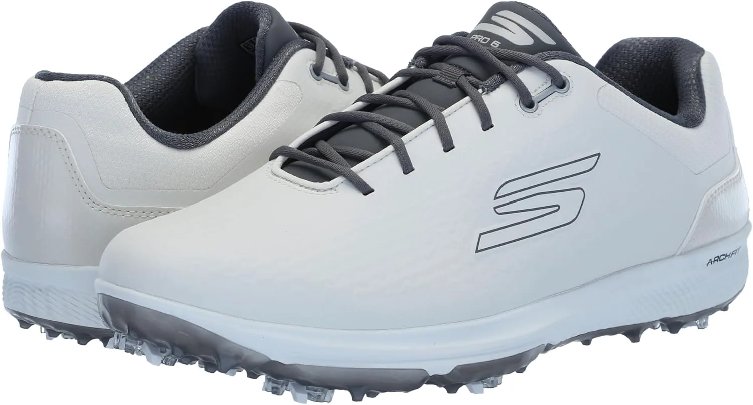 Мужские водонепроницаемые гольф-туфли Skechers Pro 6, белый — фото 2