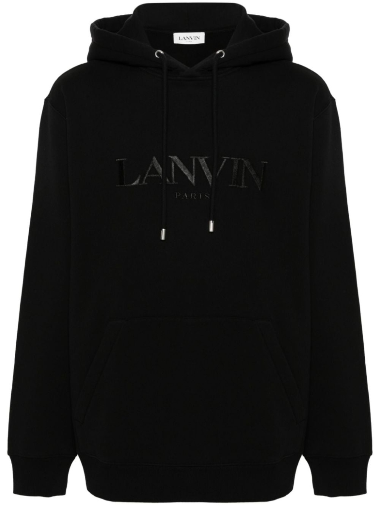 

Lanvin худи с вышитым логотипом, черный