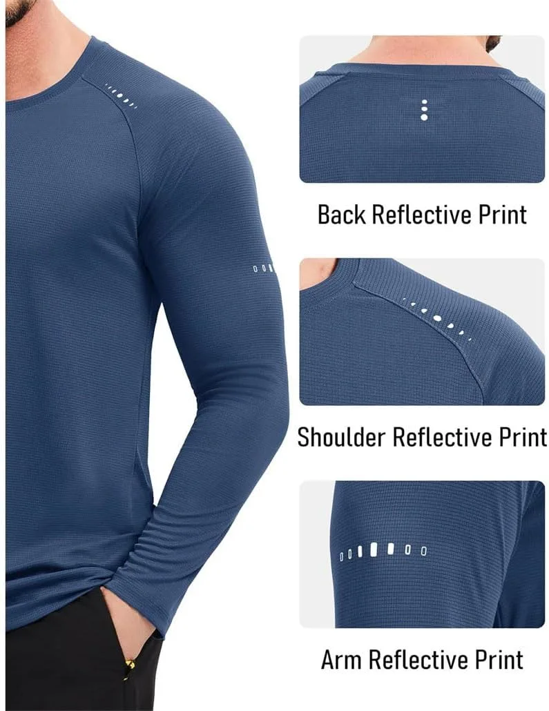 Мужская футболка с длинным рукавом для защиты от солнца Dry Fit — фото 3