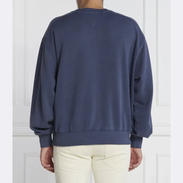 Толстовка обычного кроя Tjm boxy luxe varsity Crew Tommy Hilfiger, синий — фото 3