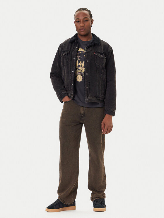 Джинсовая куртка regular fit Type III Sherpa 16365-0291 Levi'S, черный — фото 2