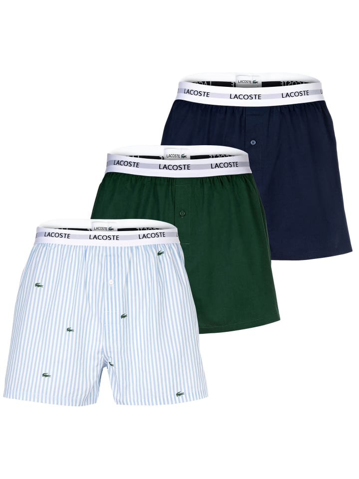 

Боксерские трусы Lacoste, цвет blau/grün