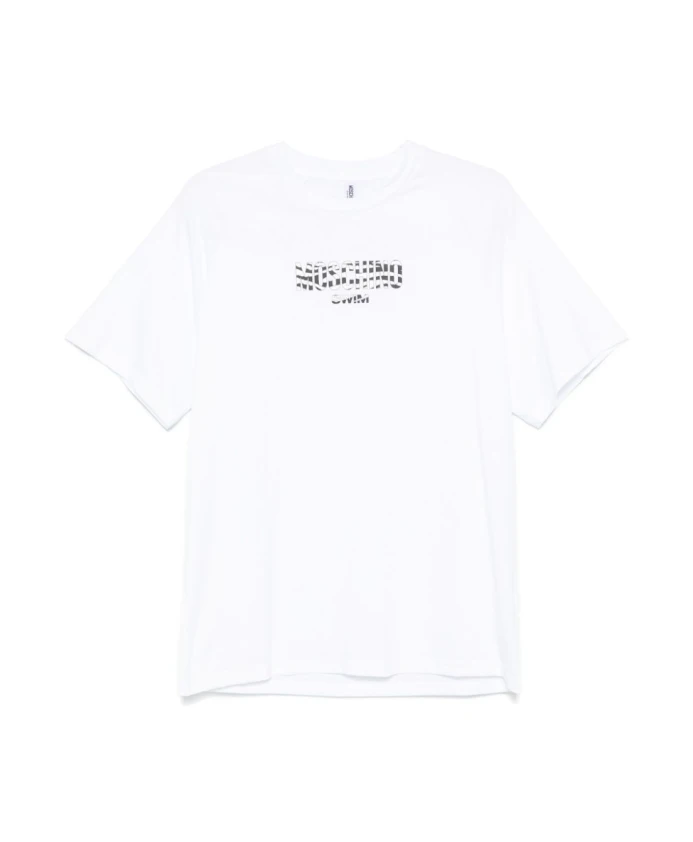 

Футболка с логотипом Moschino, белый