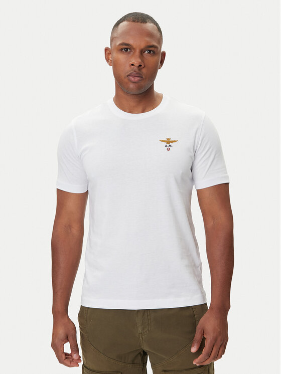 

Футболка regular fit 252TS1580UJ00372 Aeronautica Militare, белый