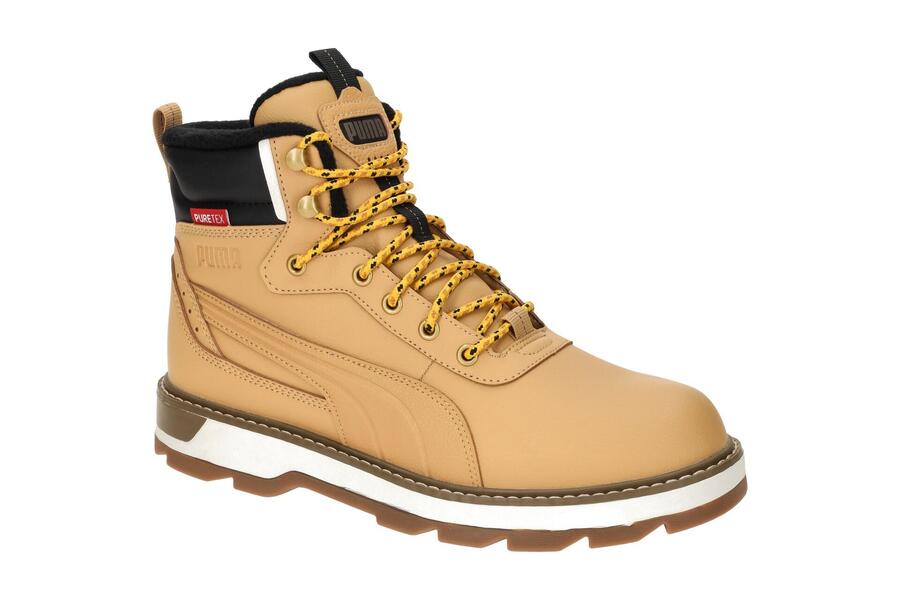 Ботинки Puma Desierto v3 коричневые, водонепроницаемые, 393928
