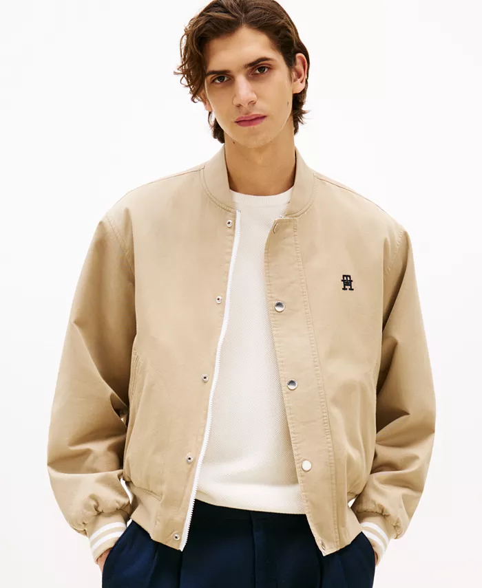 

Мужская двусторонняя куртка-бомбер Tommy Hilfiger, коричневый/бежевый