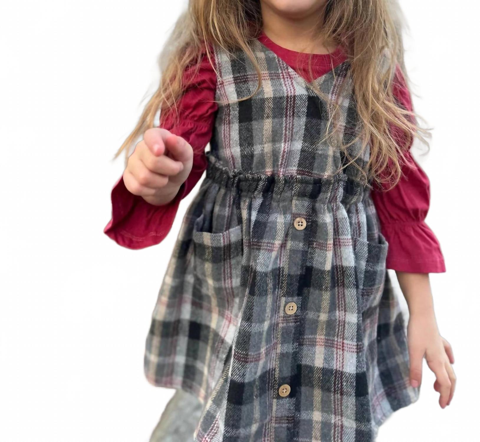 

Платье Matilda в серую клетку VIGNETTE, Charcoal Plaid