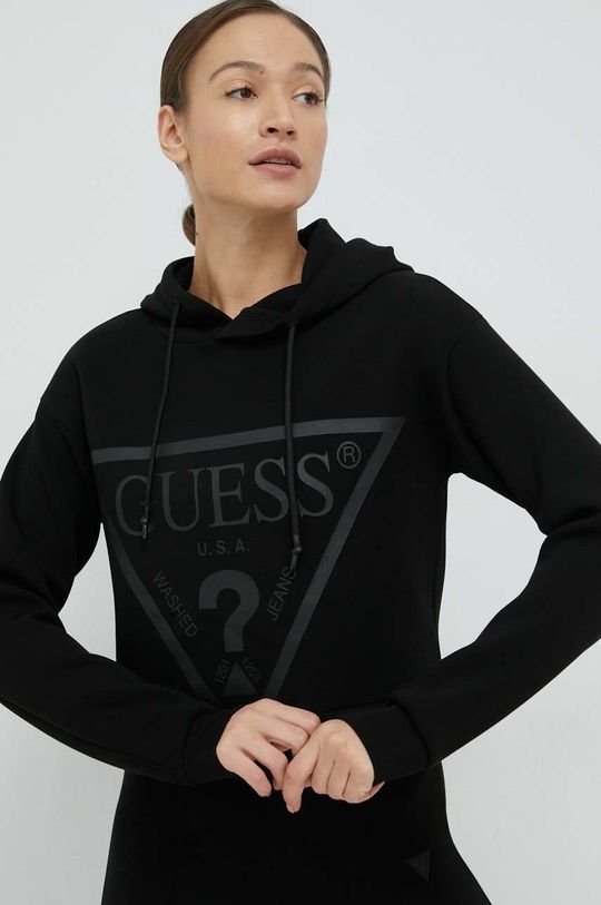 

Толстовка с капюшоном Guess, черный