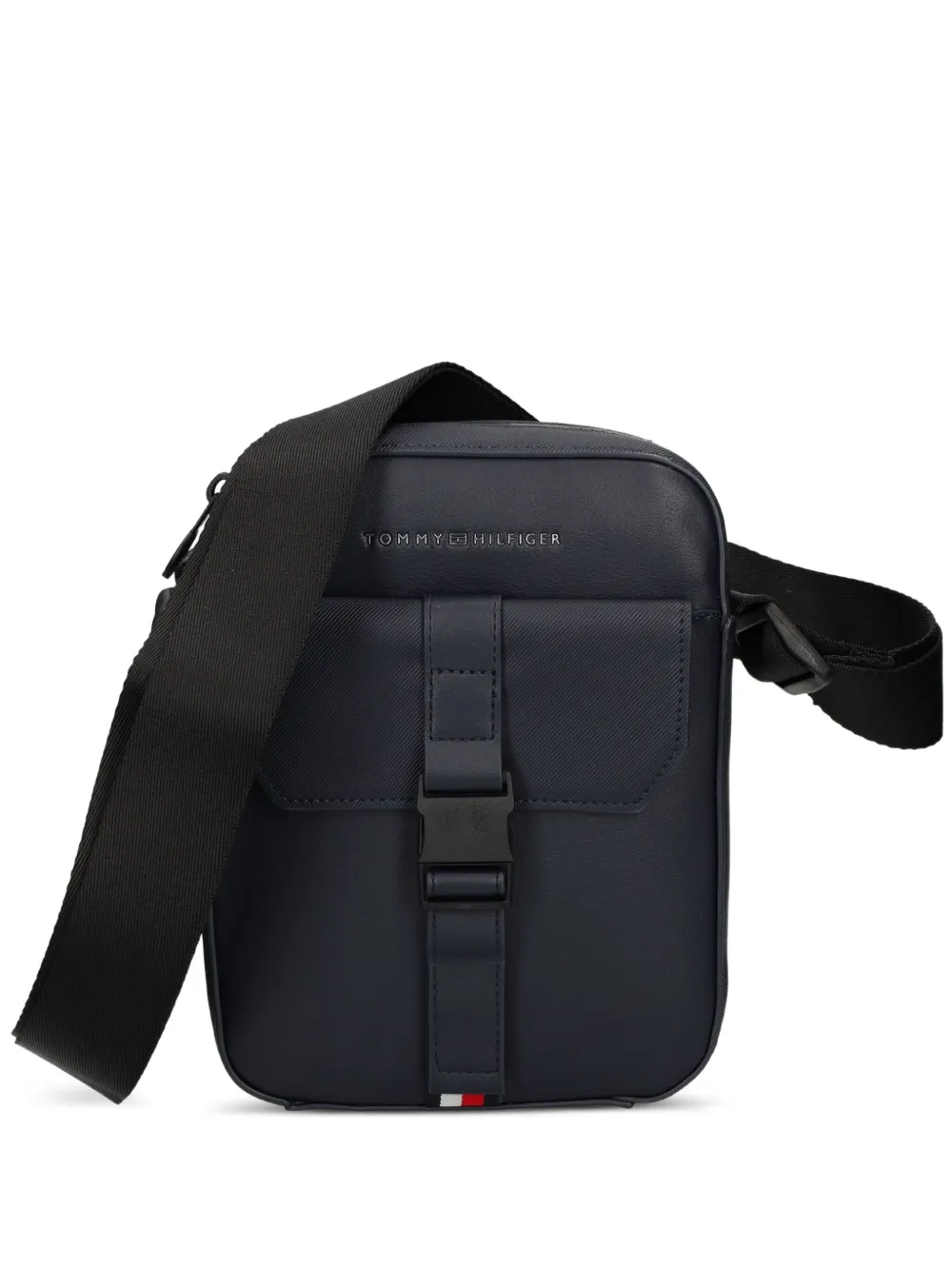 

Мини-сумка-мессенджер с застежкой-пряжкой Tommy Hilfiger, синий