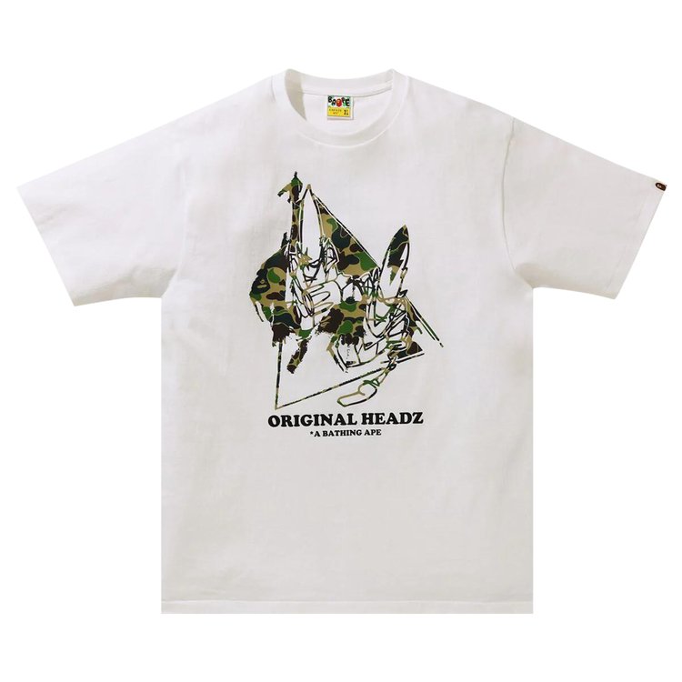 

Футболка BAPE Unkle Pointman Logo 'White', белый