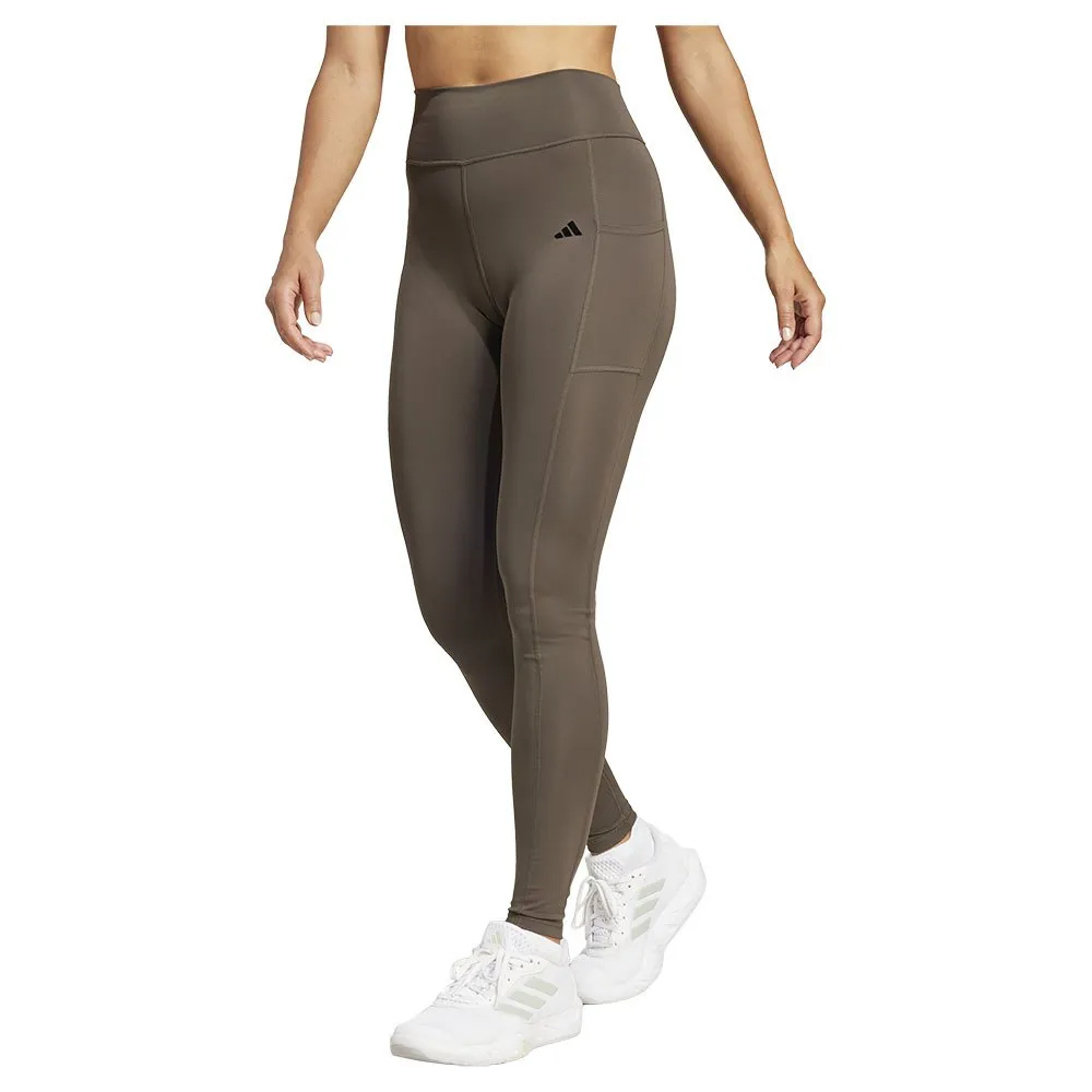 

Леггинсы adidas Optime, коричневый