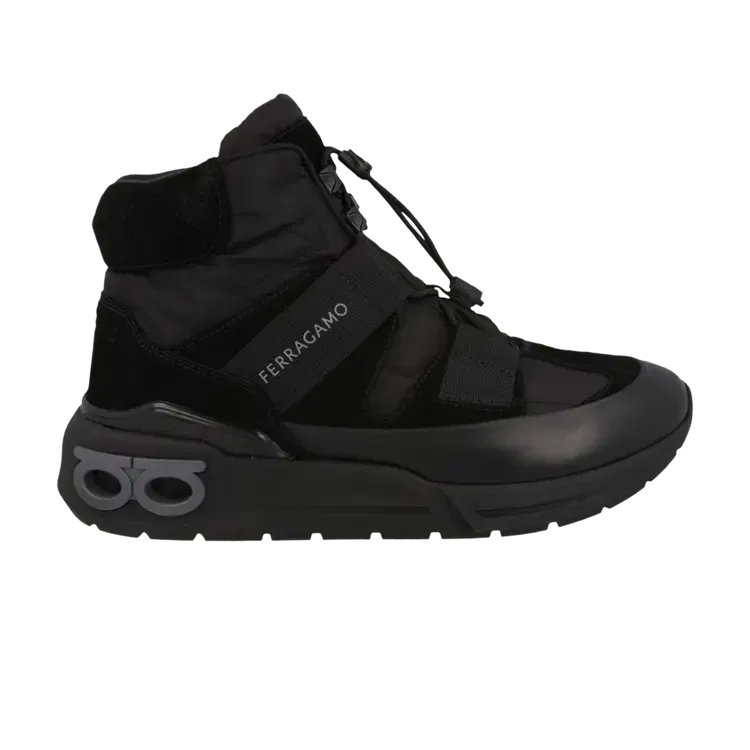 Кроссовки Ferragamo Leonida High, черный