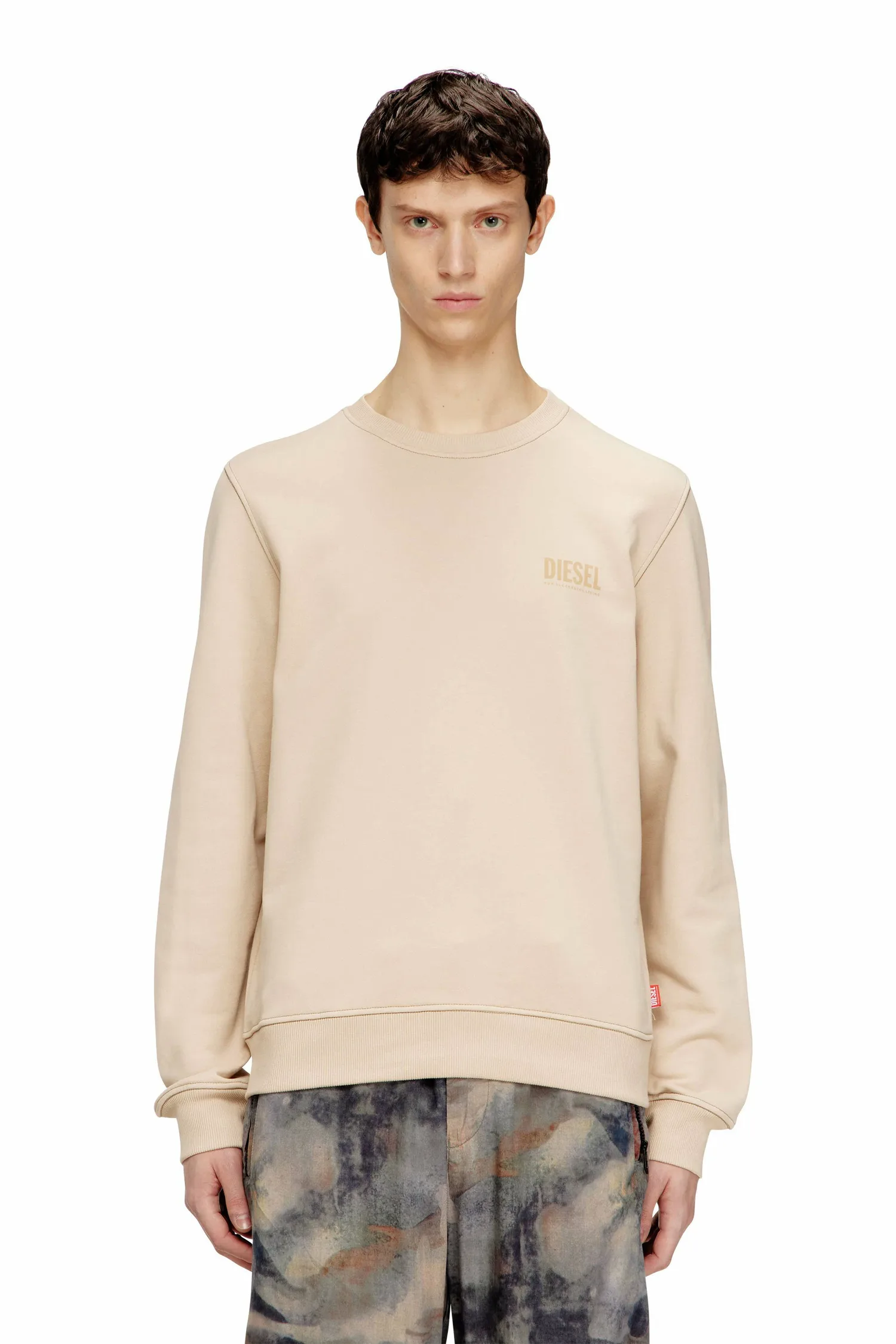Мужской пуловер-толстовка S-GINN-V1 Diesel, Beige and other shades