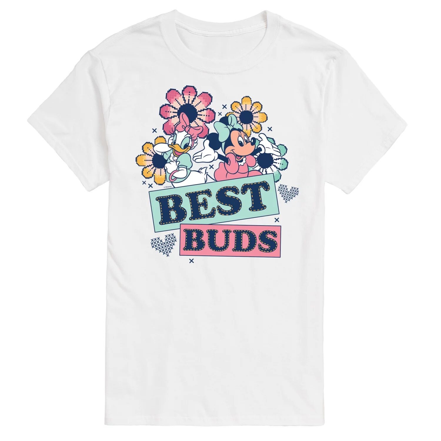 

Мужская футболка с рисунком Disney's Minnie Mouse Best Buds Licensed Character