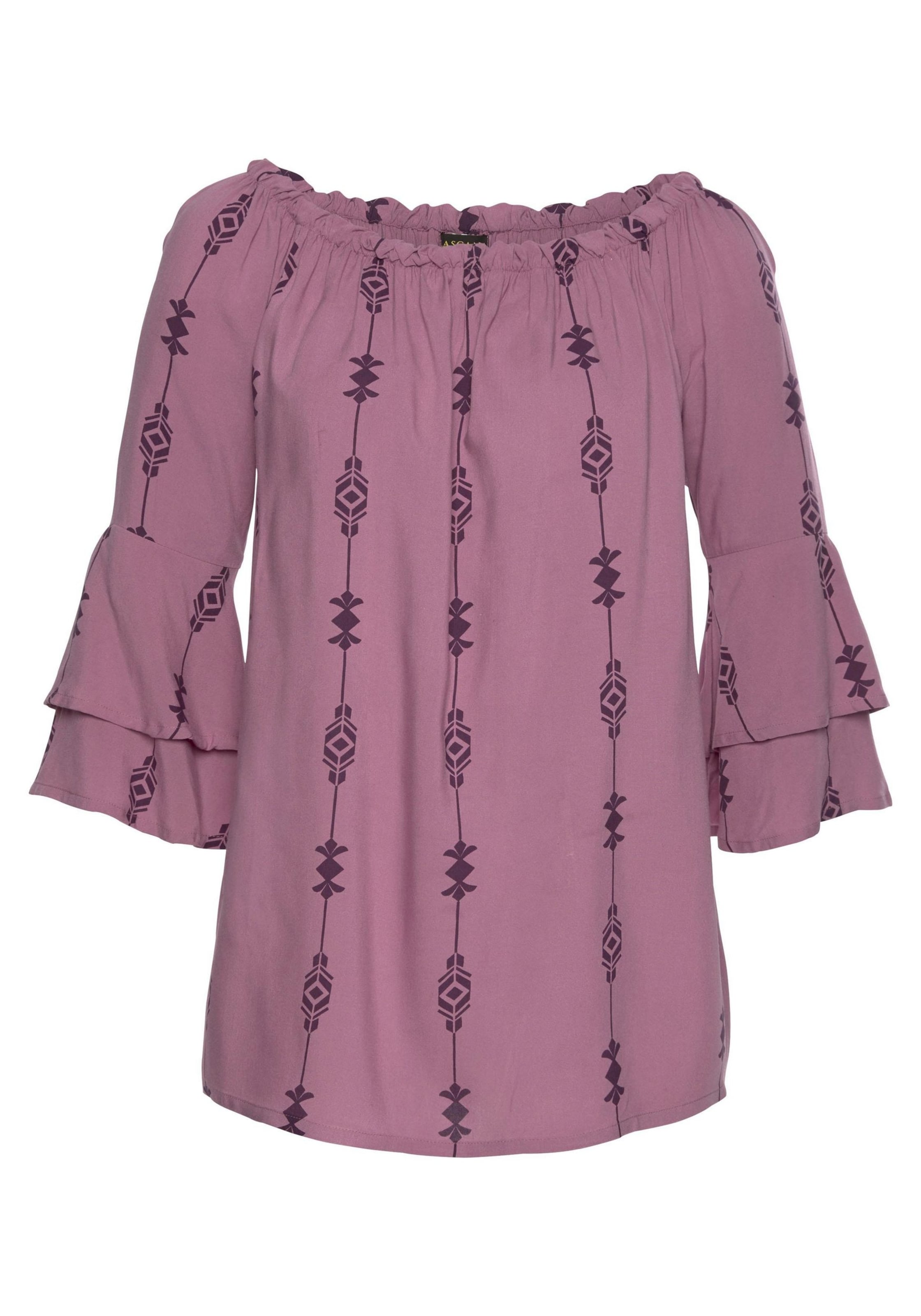 

LASCANA Блузка в фиолетовом цвете