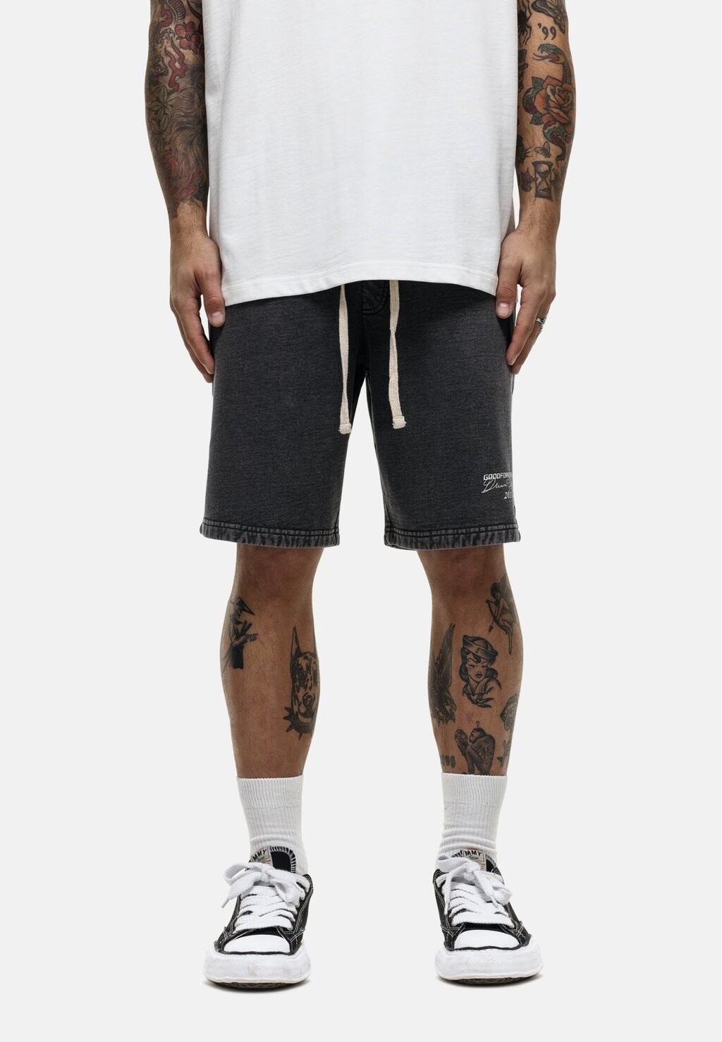 

Шорты BLACK VINTAGE WASH ESSENTIAL SHORTS Good For Nothing, черный