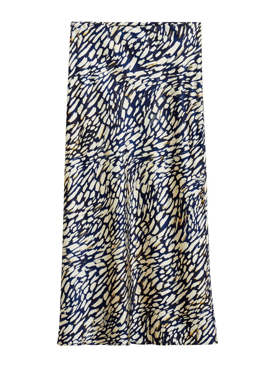 

Юбка макси MANGO Skirt CAMILA, морской синий