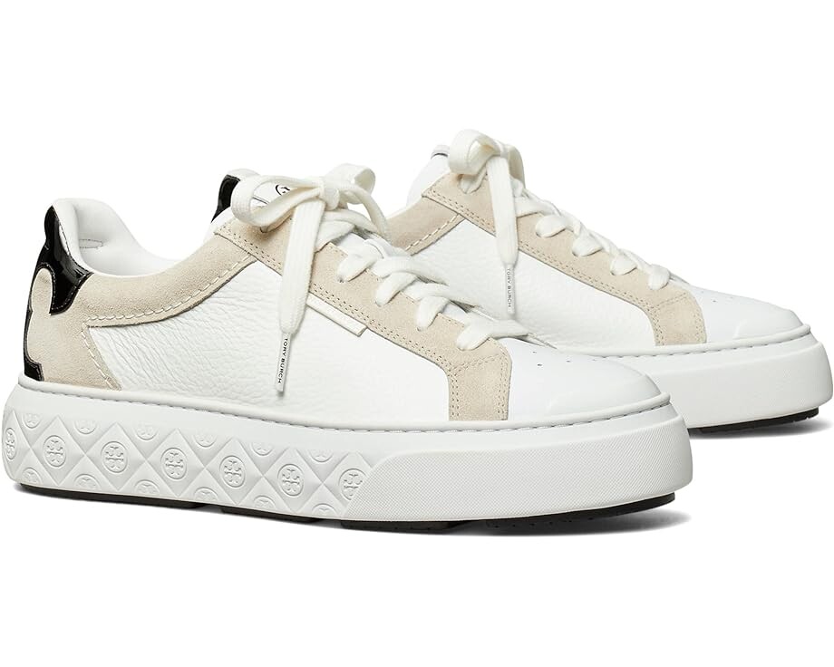 Кроссовки Tory Burch Ladybug Sneaker, цвет Titanium White/Black