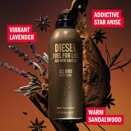Мужской спрей для тела Aftershave 200ml with Badiane, Lemon, Raspberry, Lavender, Cedar, Amber Wood, and Powdery Musk — фото 2