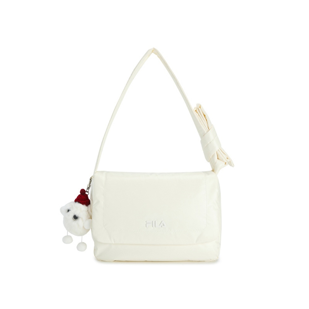 

FILA Оригинальная женская сумка кросс-боди, Sugar Sand White