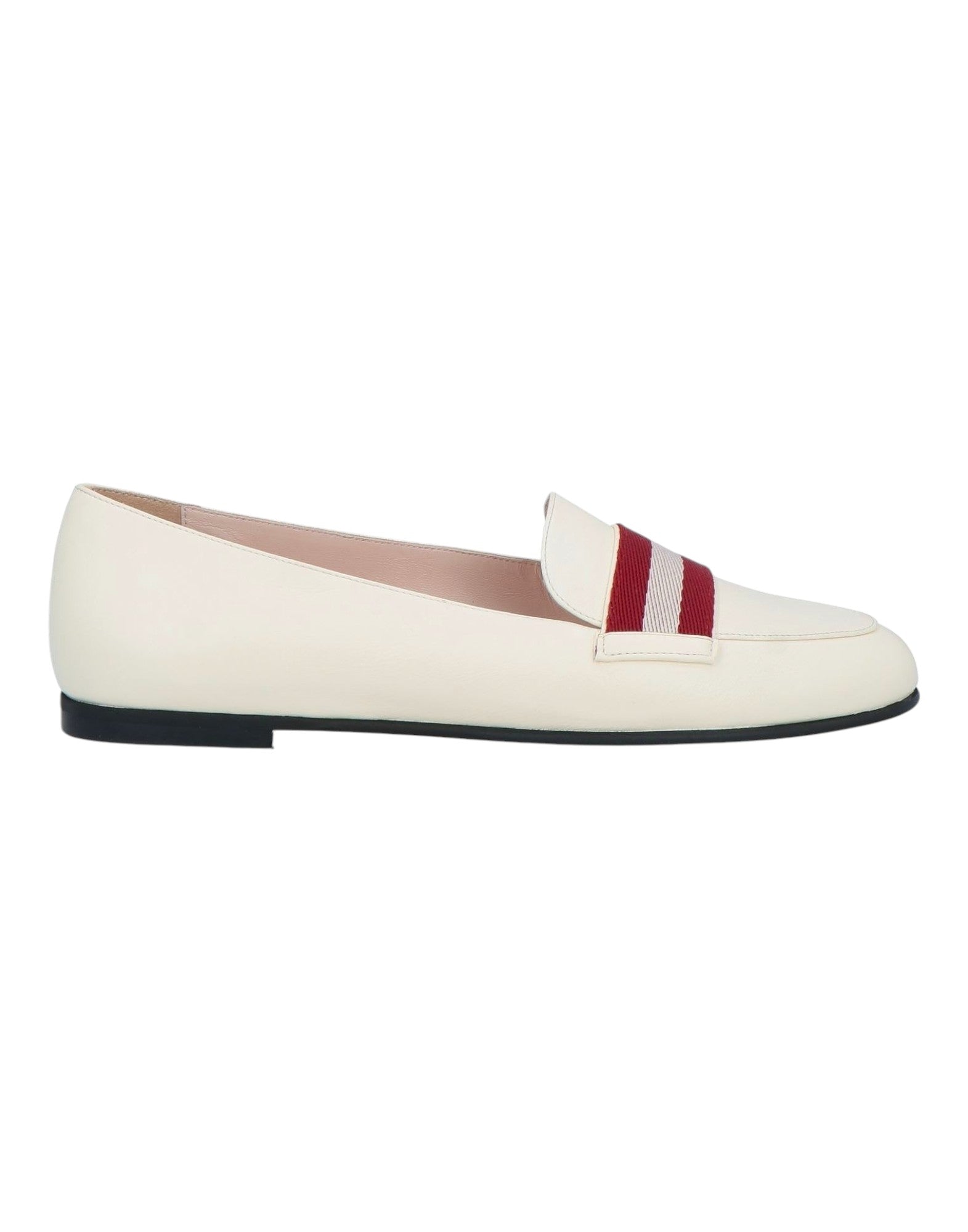 Bally Mady 6244536 Женские лоферы из костяной телячьей кожи, белый