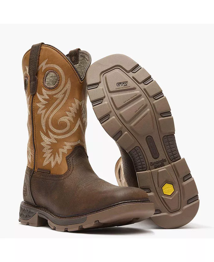 Carbo-Tec FLX 11" Водонепроницаемые рабочие ботинки без шнуровки GEORGIA BOOT, коричневый — фото 2