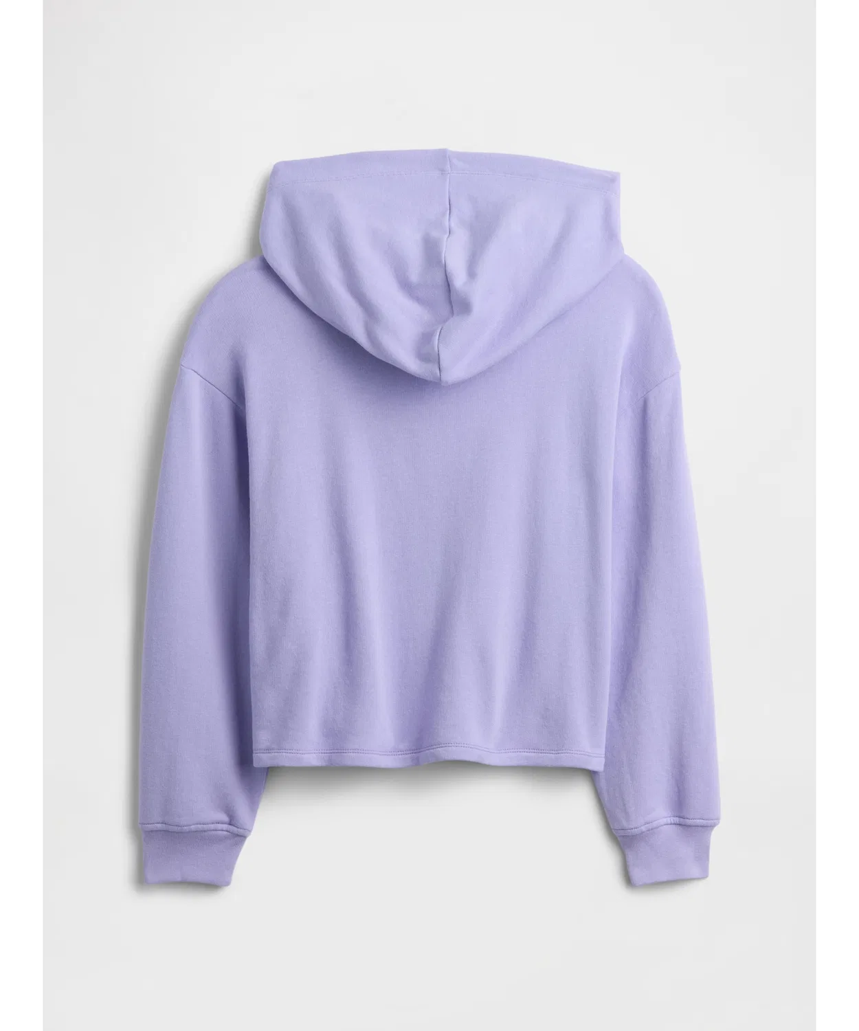 Детская парка Gap из французского трикотажа, оверсайз, офф-вайт — фото 2