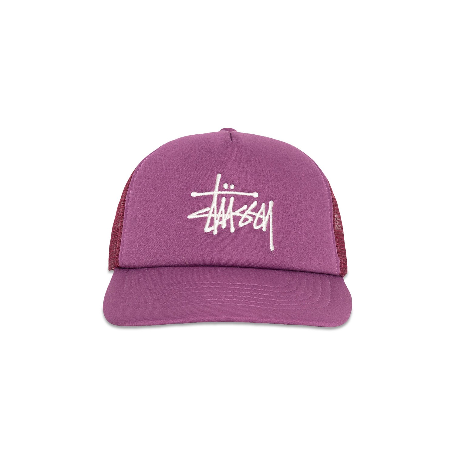 

Кепка Stussy Big Basic Trucker, цвет Слива