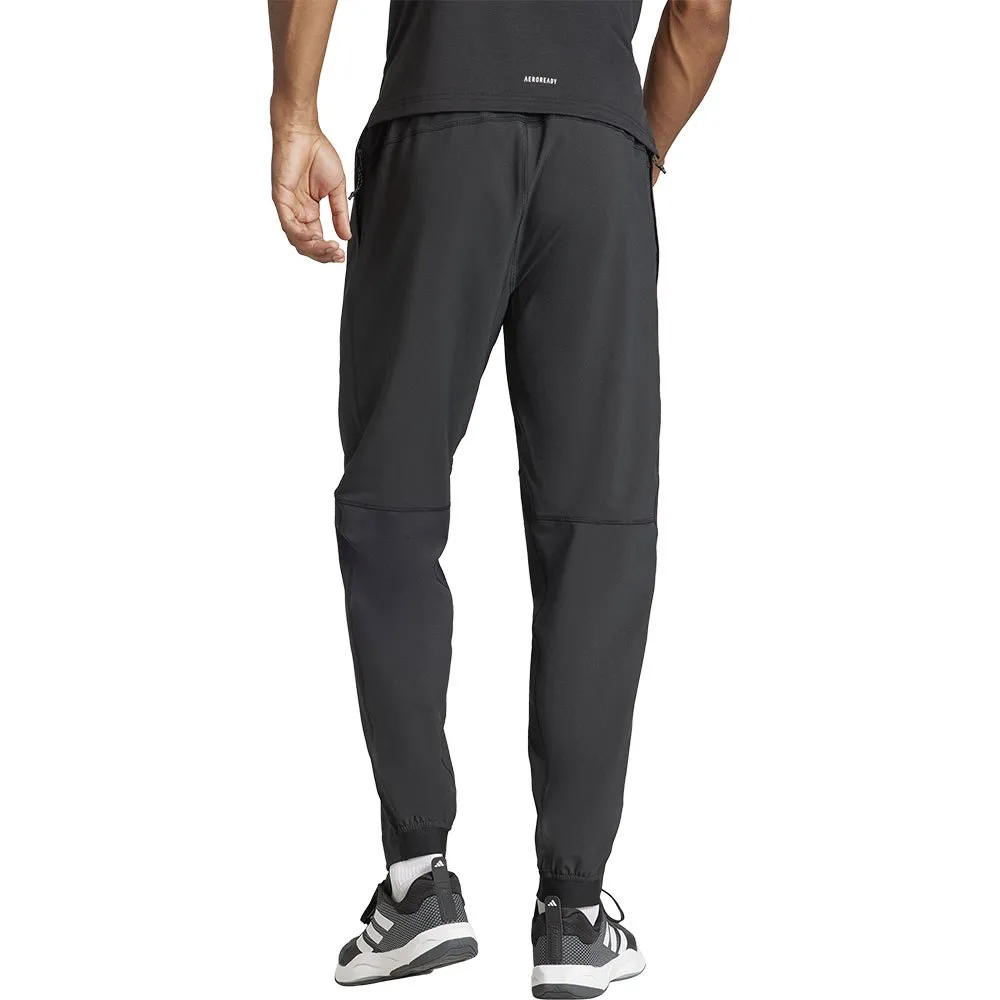 Брюки adidas Train Essentials Woven, черный — фото 2