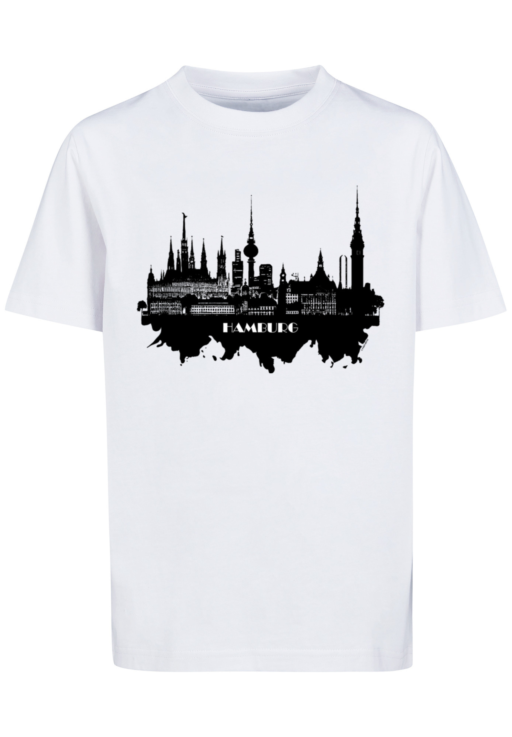 

Футболка F4NT4STIC Cities Collection Hamburg skyline, белый