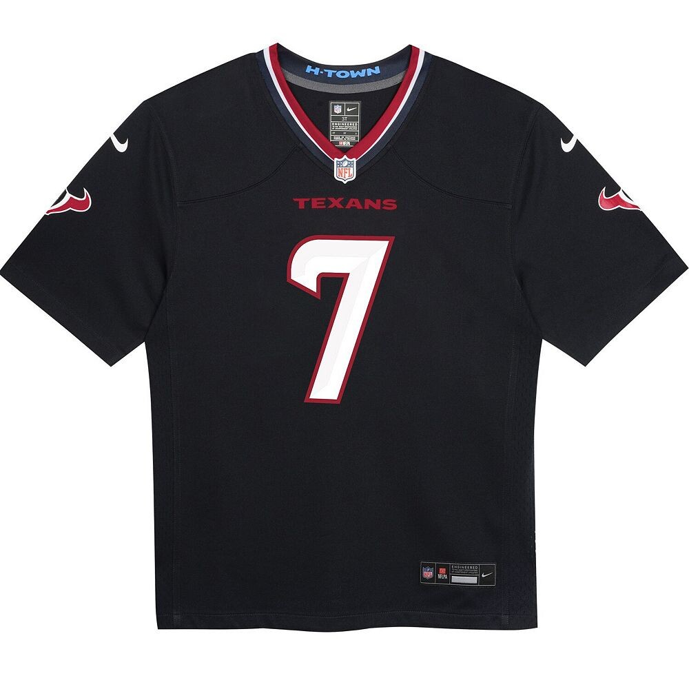 Nike Cдля малышей. Темно-синяя игровая майка Stroud Houston Texans, цвет Txs Navy — фото 3