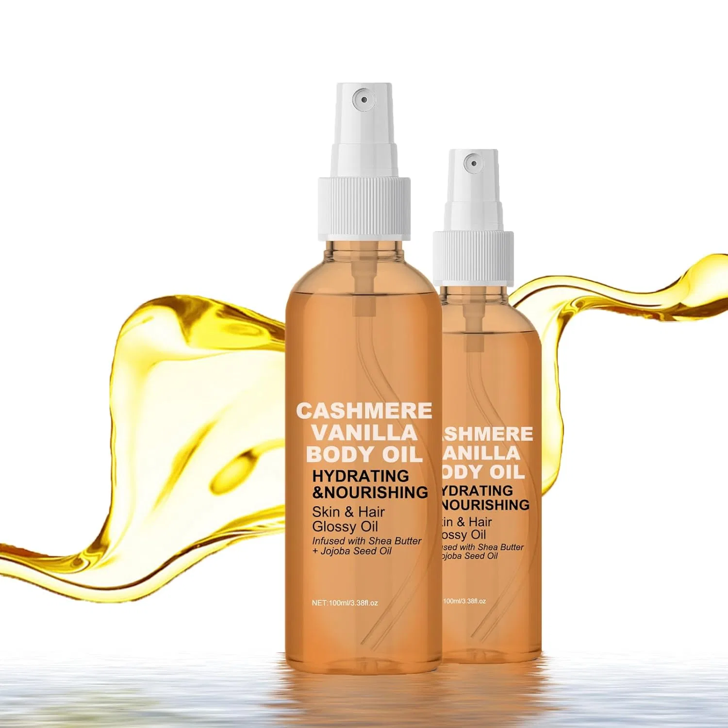 Масло для тела «Vanilla Cashmere» с маслом ши и жожоба Generisch, 2P