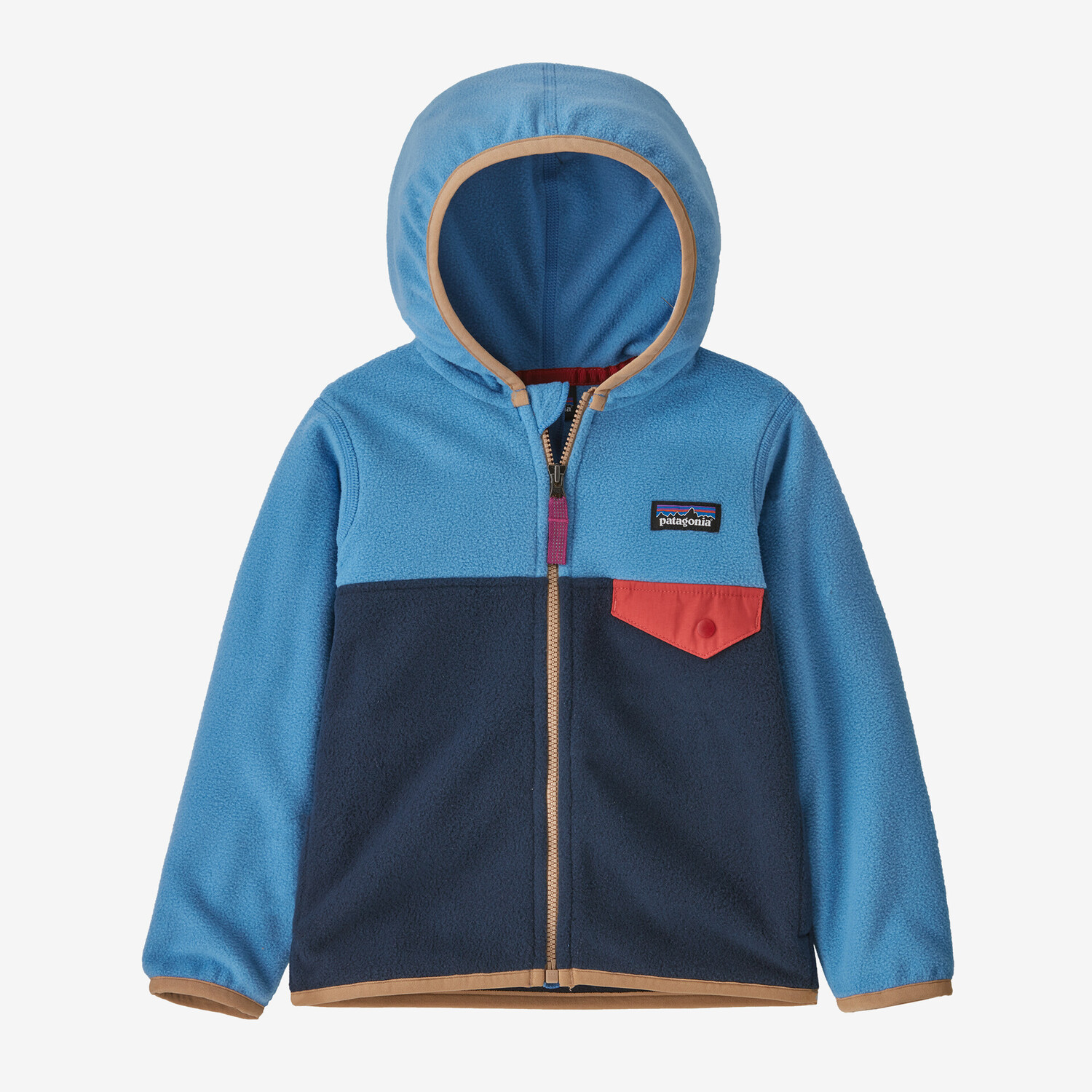 

Флисовая куртка Baby Micro D Snap-T Patagonia, цвет New Navy w/Blue Bird