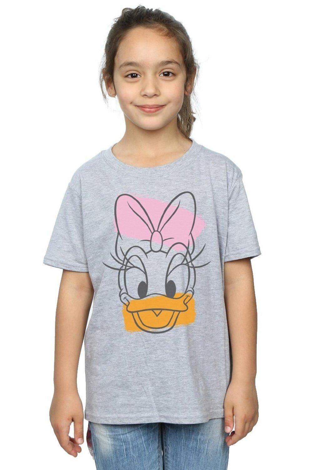 

Хлопковая футболка Daisy Duck Head Disney, серый