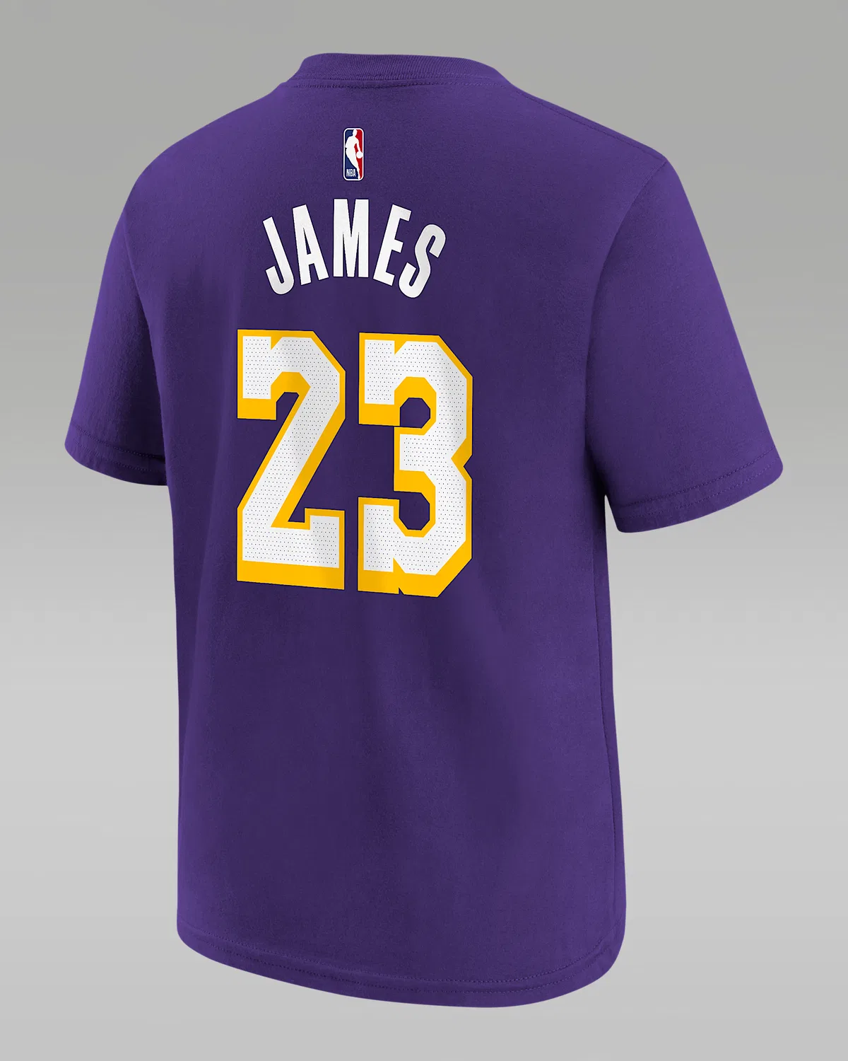 Детская футболка NBA Lebron James Los Angeles Lakers Statement Edition, Field Purple — фото 2