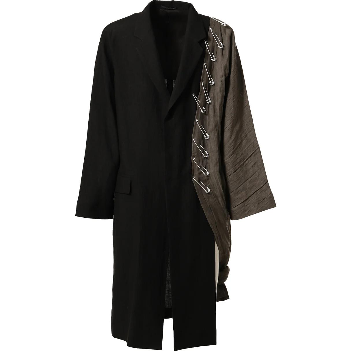 

Yohji Yamamoto Черное мужское пальто, Black